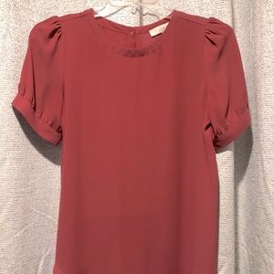 Loft Short Sleeve Blouse Small